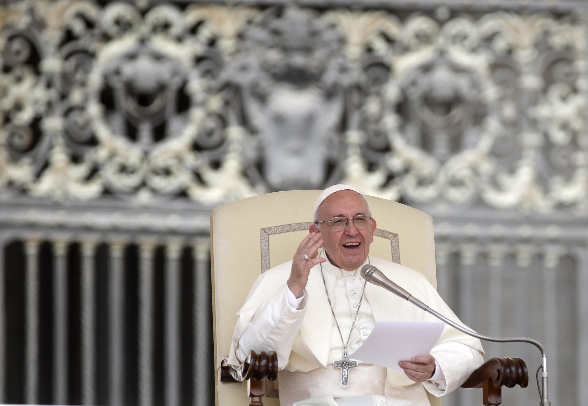 Pope to Catholic politicians: Let Church teaching influence your work
