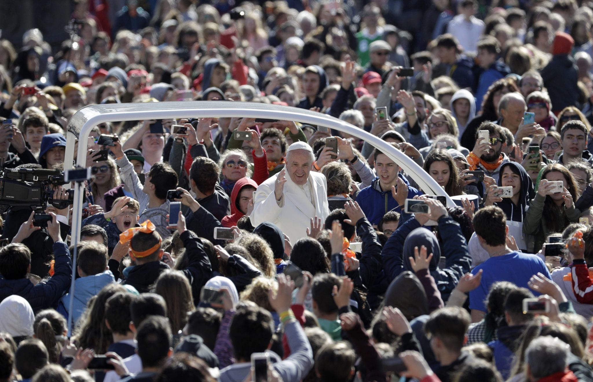Pope says faith is not an ideology, and God is greater than nothingness