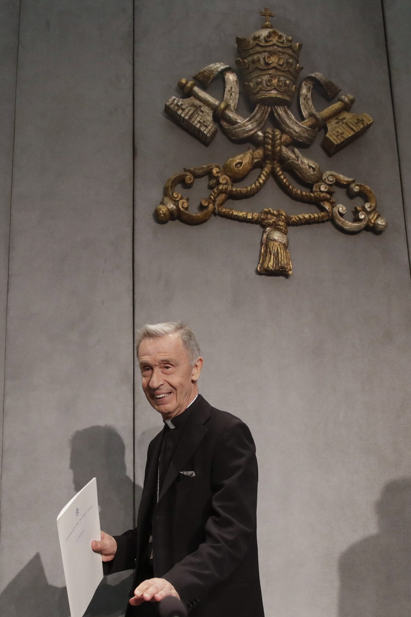 Vatican’s doctrine czar says all-male priesthood is ‘definitive’