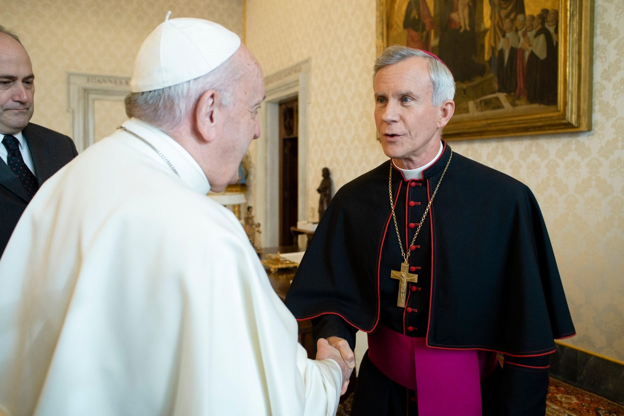 Bishop Strickland says he asked pope about McCarrick report