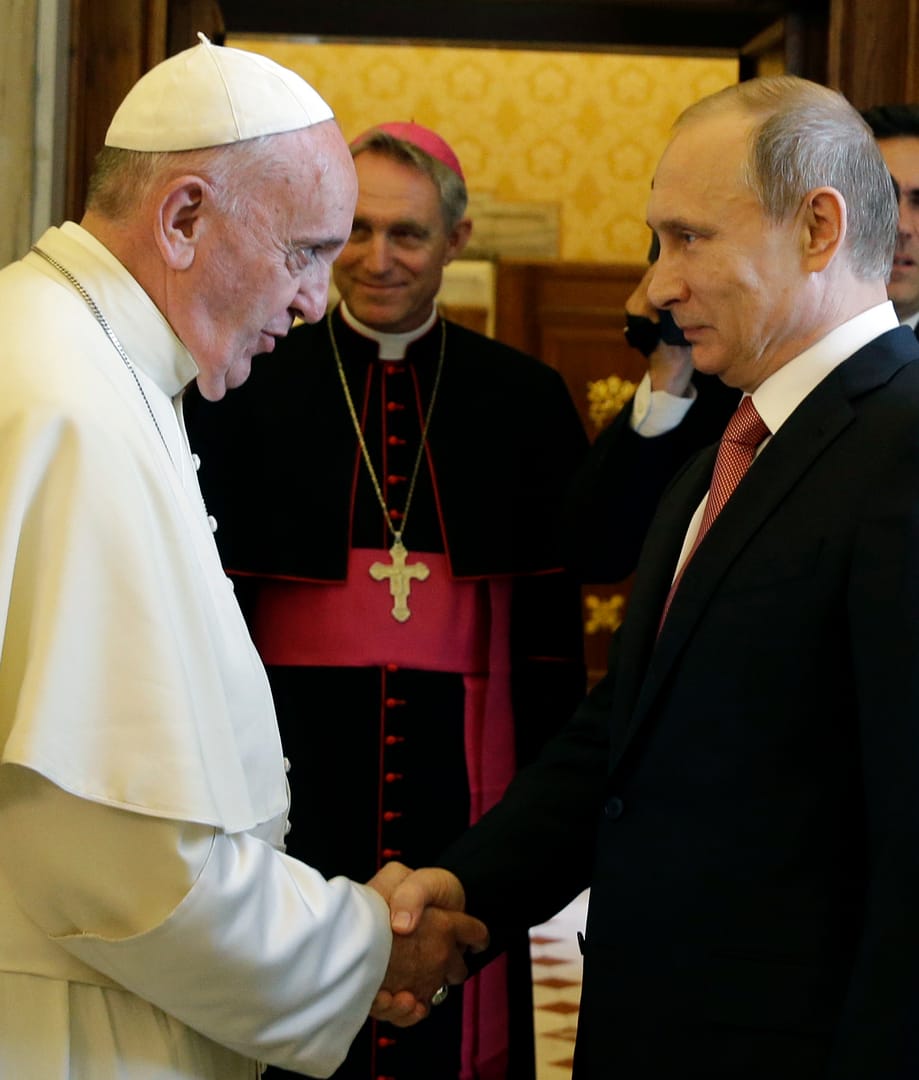 Pope to meet Putin before Vatican Ukraine meeting