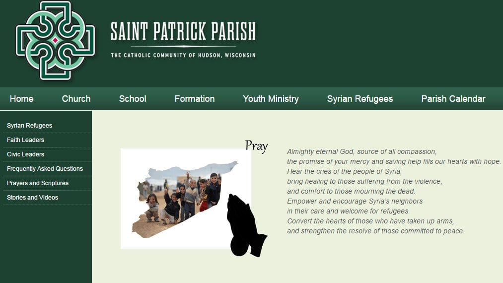 Wisconsin parish ponders hosting 21 Syrian refugees