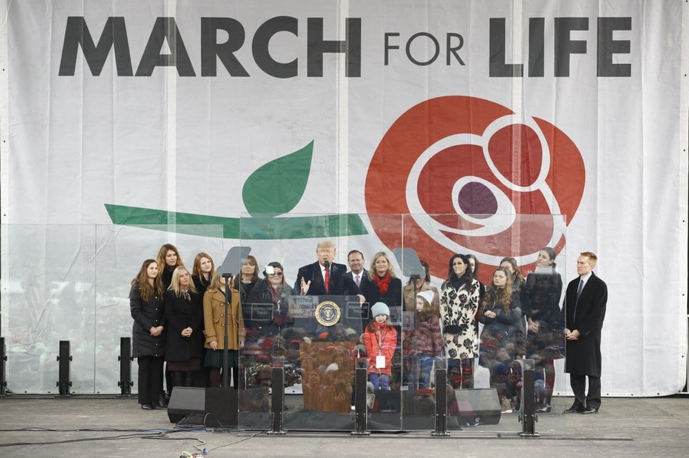 Trump’s visit complicated March for Life’s pro-woman theme