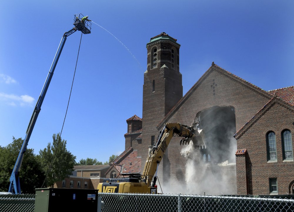 Demolition begins at historic church in St. Paul