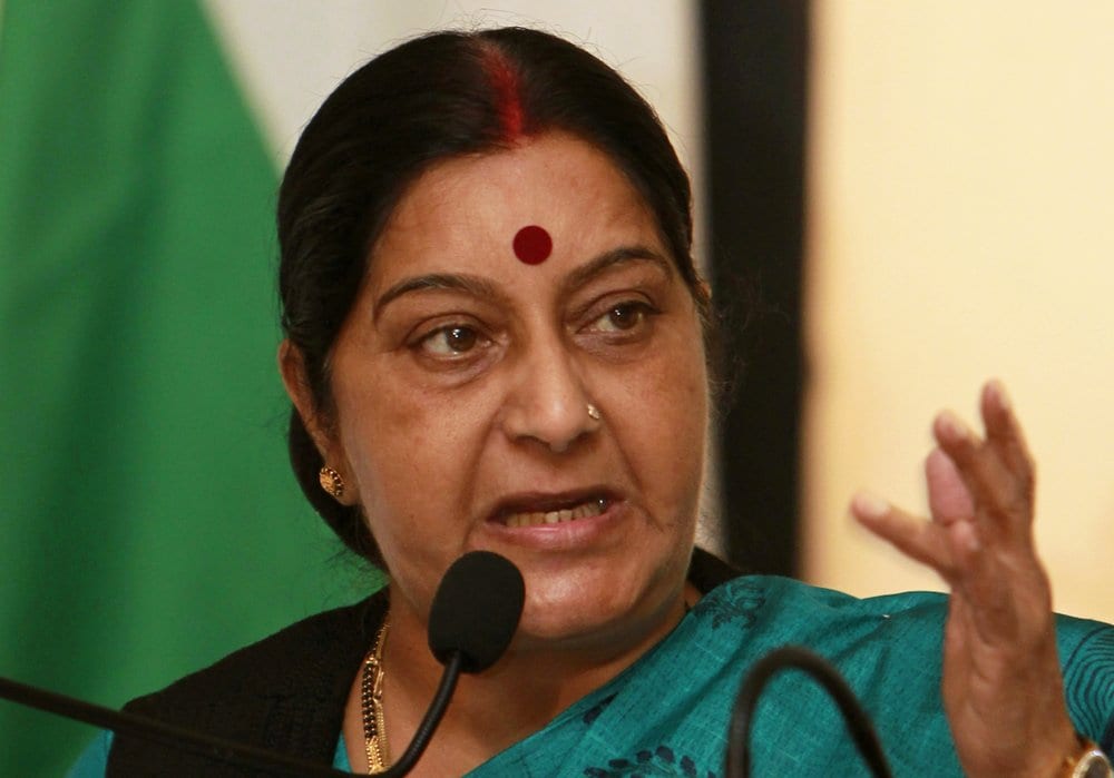 Cardinal praises India’s former foreign minister after she dies of heart attack