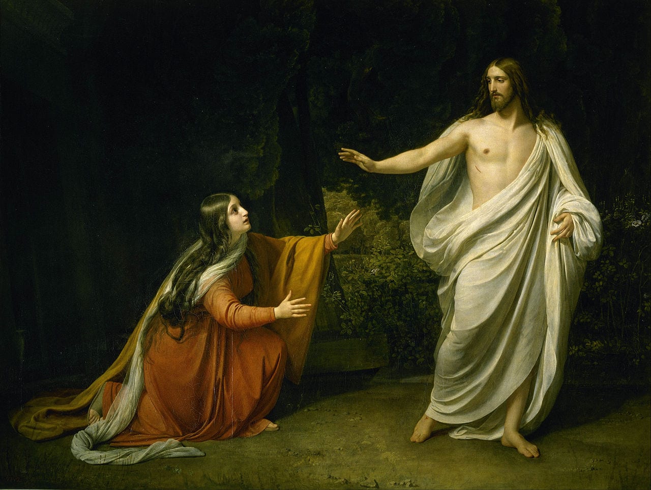 Adoring Christ with Mary Magdalene