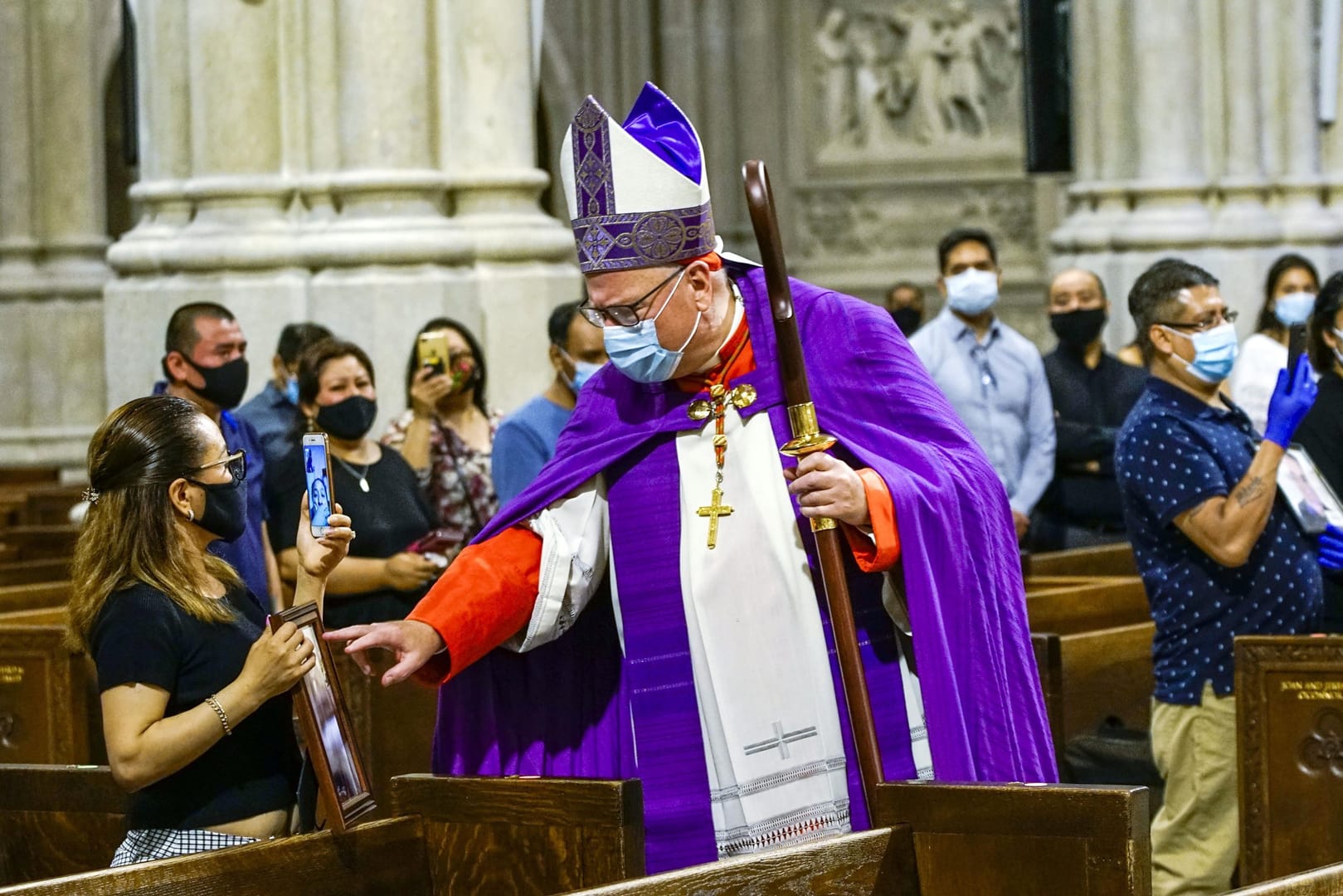 NY’s Cardinal Dolan quarantining; a contact tested positive