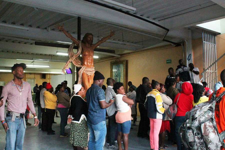 Tijuana shelters overwhelmed by Haitian migrants