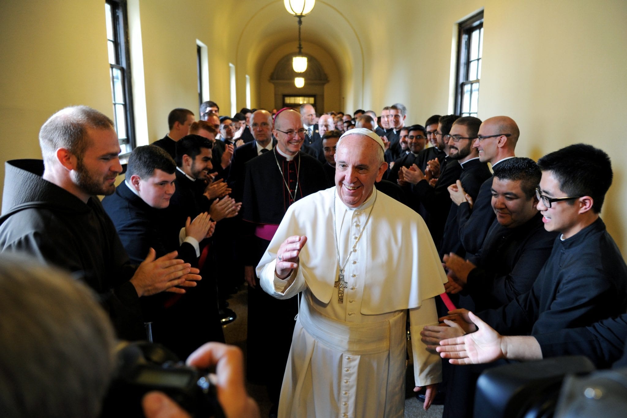 Pope Francis says priests must be taught to see shades of gray
