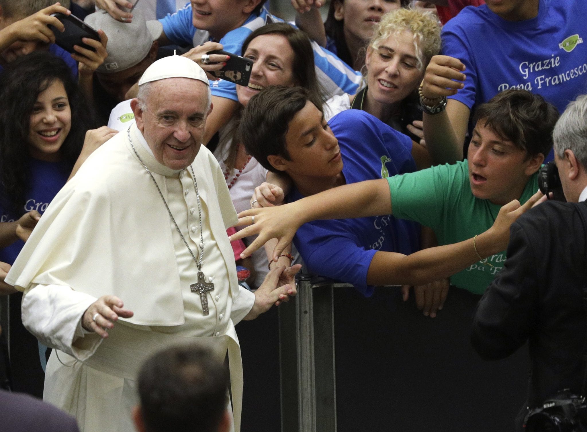 Pope Francis: “The life of the Church is a contamination of light”
