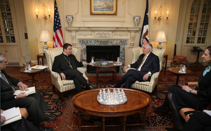 Bishop urges Tillerson to use diplomacy to resolve simmering Congo crisis