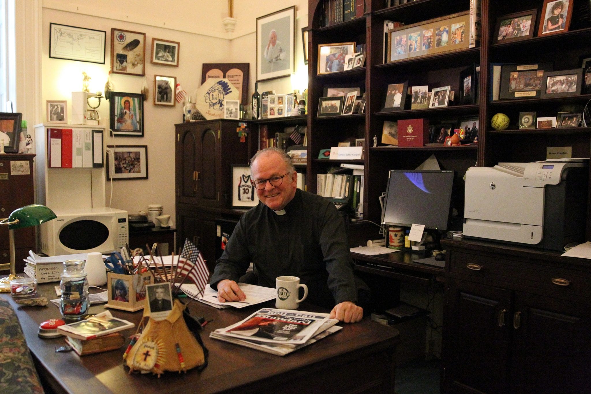 A Jesuit chaplain shepherds Congress’s divided flock