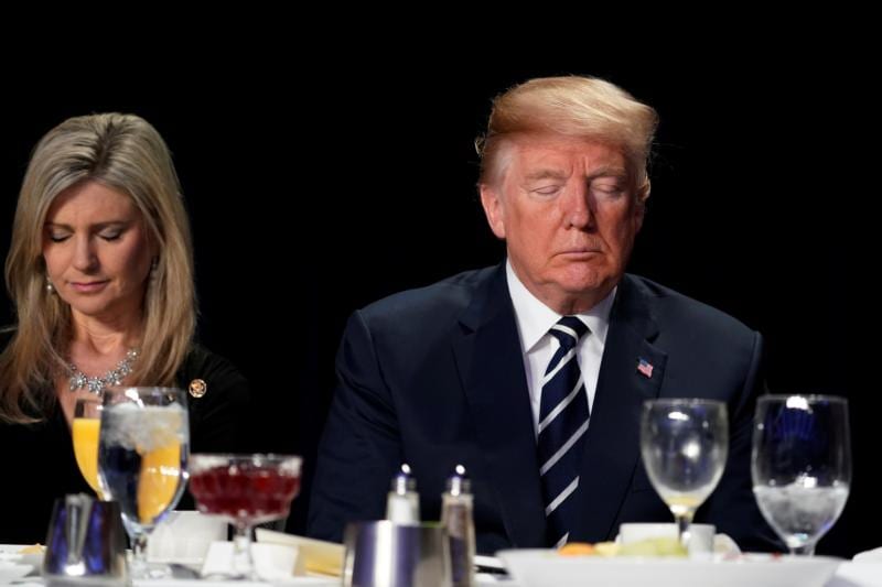 Acts of love, courage are signs of God’s grace in the U.S., Trump says