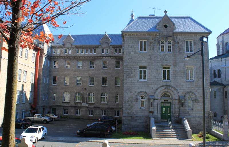 Redemptorists leaving Ste.-Anne-de-Beaupre monastery