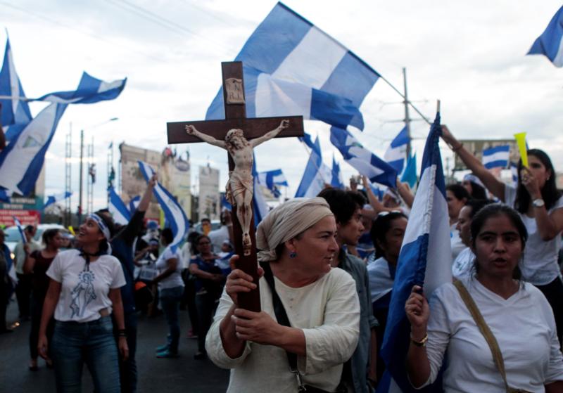 Church mediates Nicaraguan talks; bishop urges Ortega to change tactics
