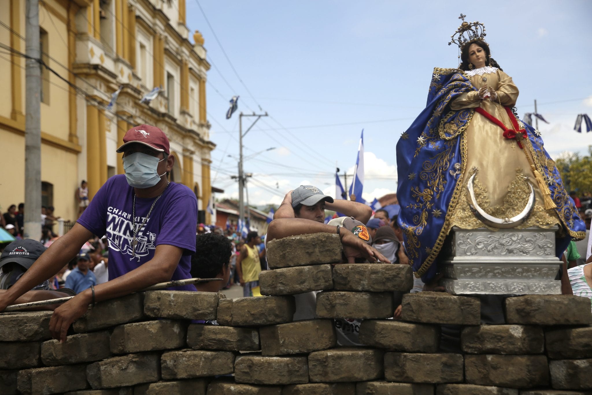 Nicaragua VP says God favors repression against priests, people