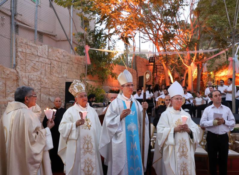 Mary shows way to unity in church, bishop of Lourdes says in Jordan