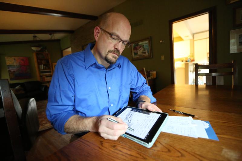 Cartoonist’s comics lighthearted but aim to provoke thought about faith