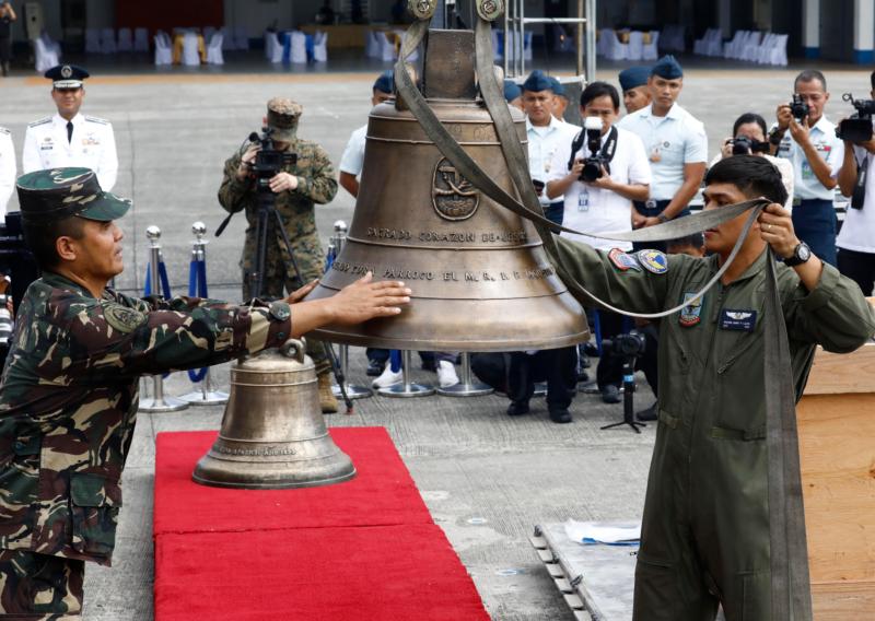 U.S. returns church bells to Philippines after more than 100 years