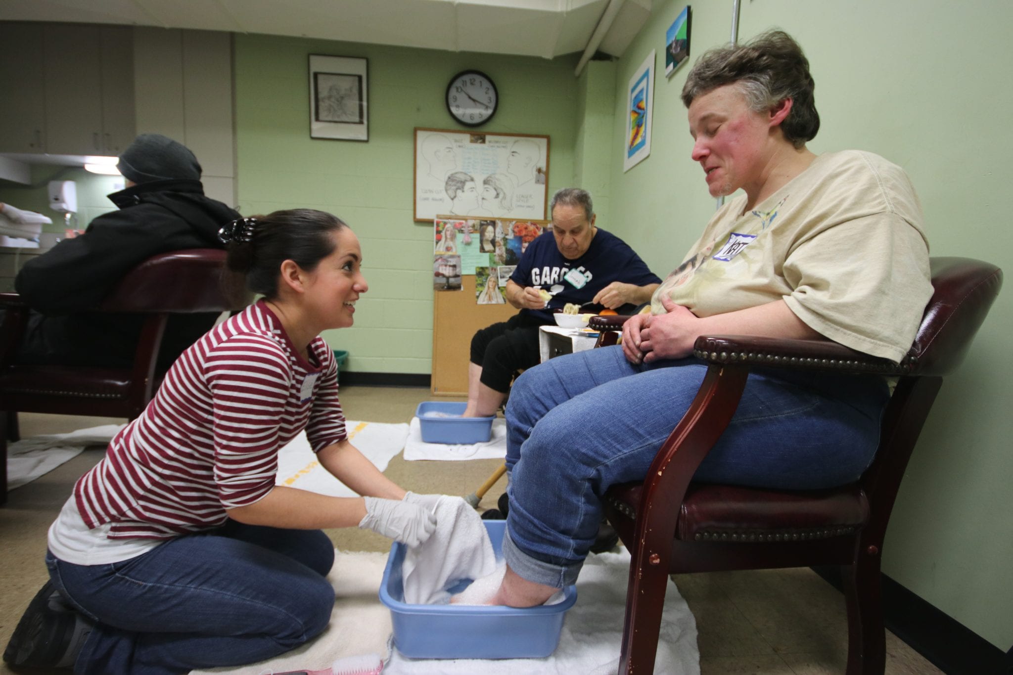 Foot-care ministry offers physical relief, friendship to the homeless