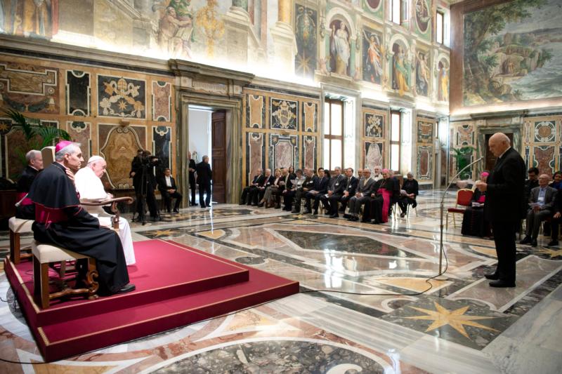 Nations stirring up nationalism betray their mission, pope says