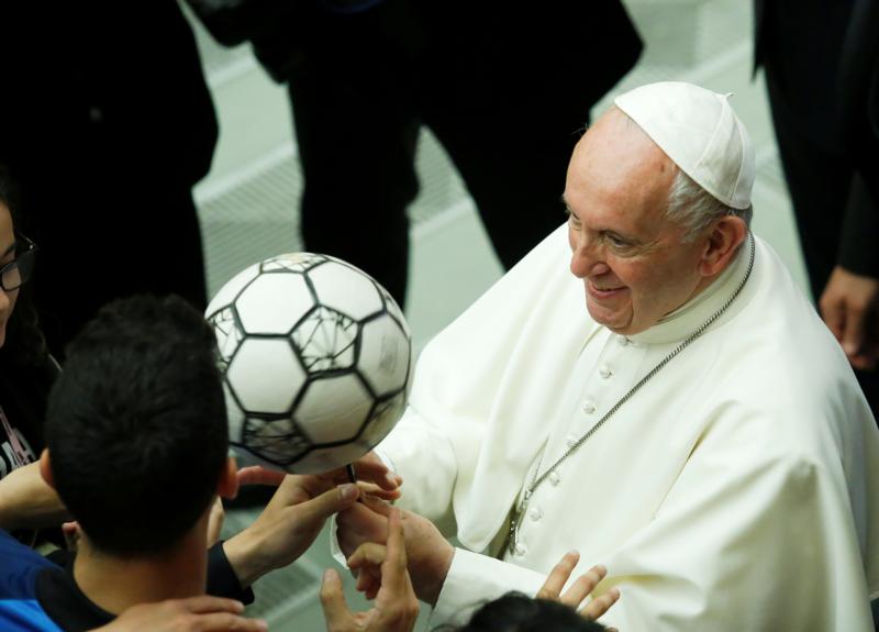 Pope: Sport strengthens friendships, brings out best of body, mind