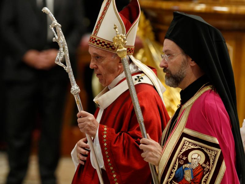 Pope wanted apostles’ relics united to encourage Christian unity