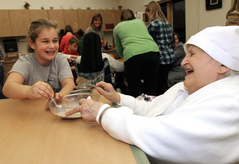 $28 million distributed to religious orders to care for aging members