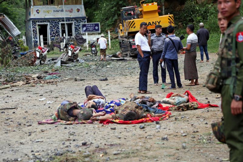 Myanmar fighting forces people to take shelter at churches, monasteries