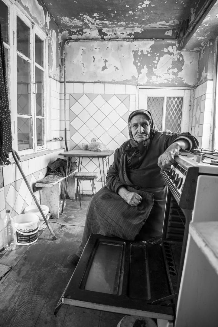 Program helps poor, elderly Armenians heat homes in bitter winter weather