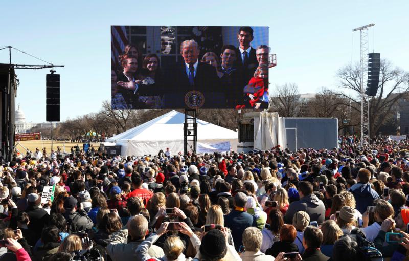 Marchers ‘deeply honored’ Trump to address pro-life crowd in person