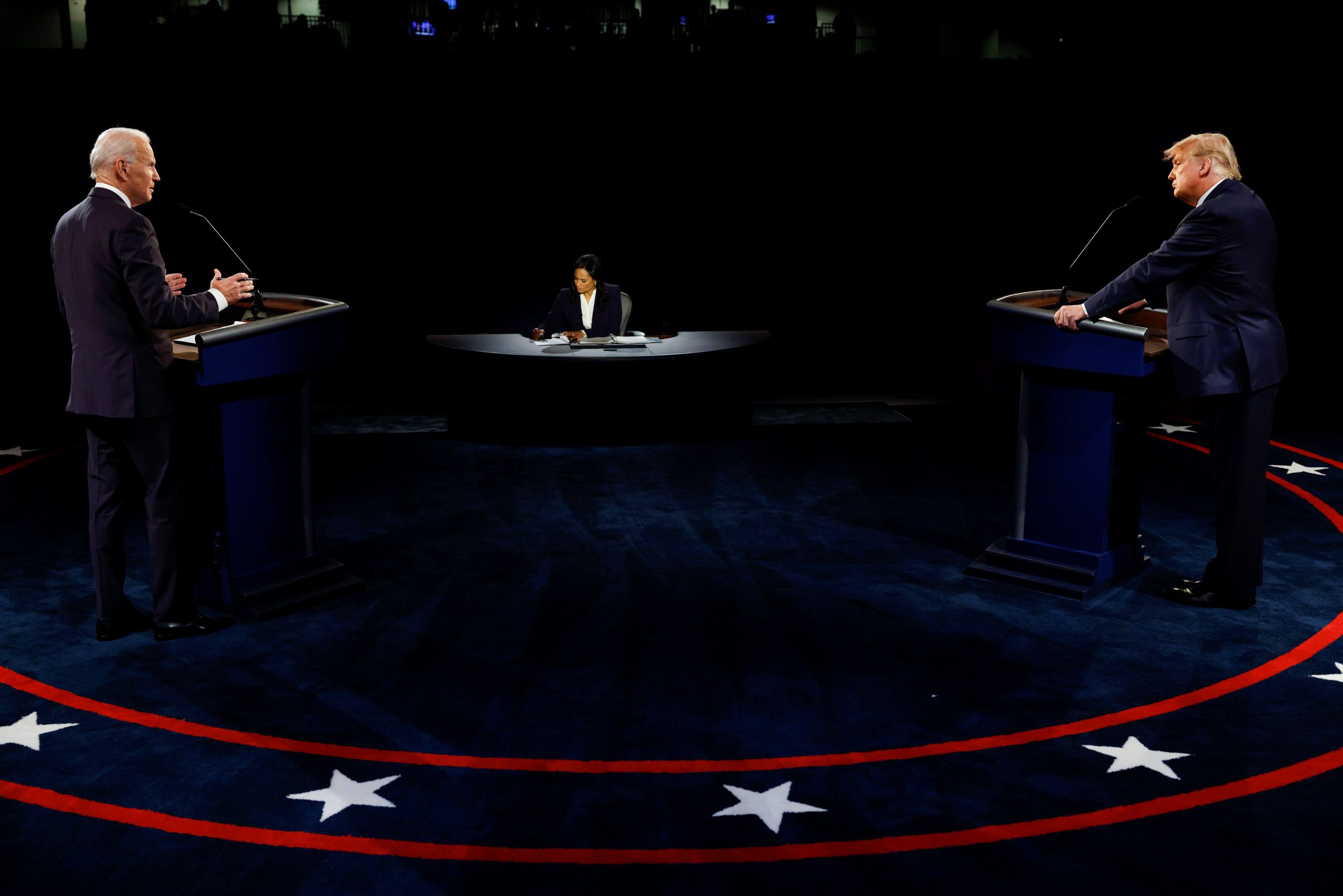 A final spar outlines differences between Trump, Biden before election