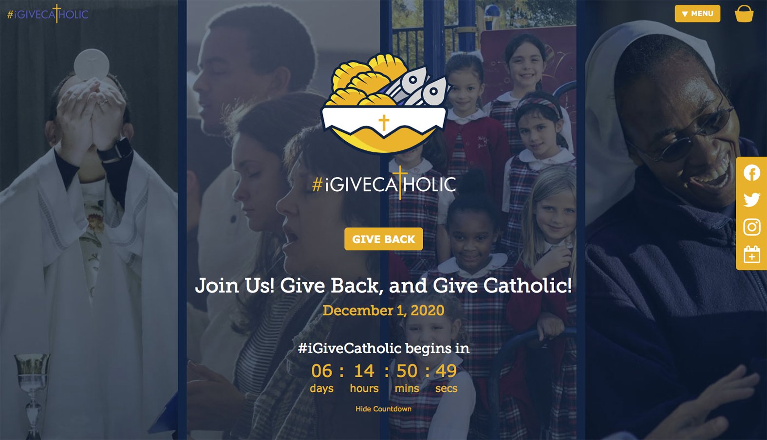 Sixth annual #iGiveCatholic Giving Day set for Dec. 1