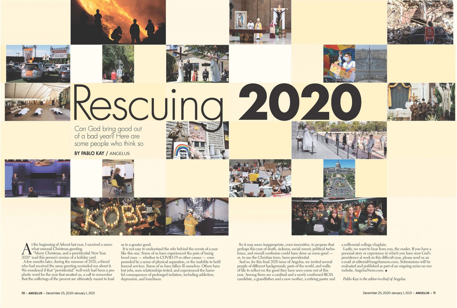 Catholic magazine highlights how people ‘found God in a troubled year’