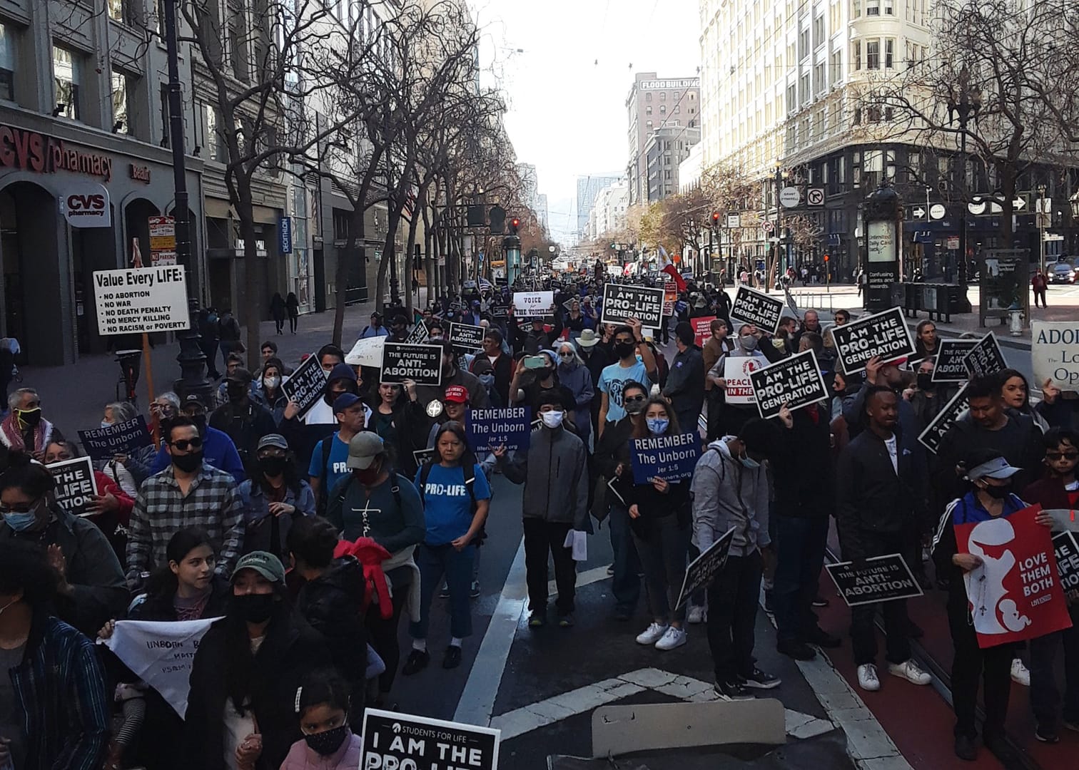 People gather for life in person in San Francisco, online in Los Angeles