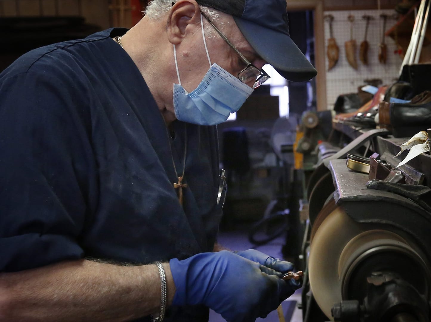 Chicago cobbler pivots to making religious goods during pandemic