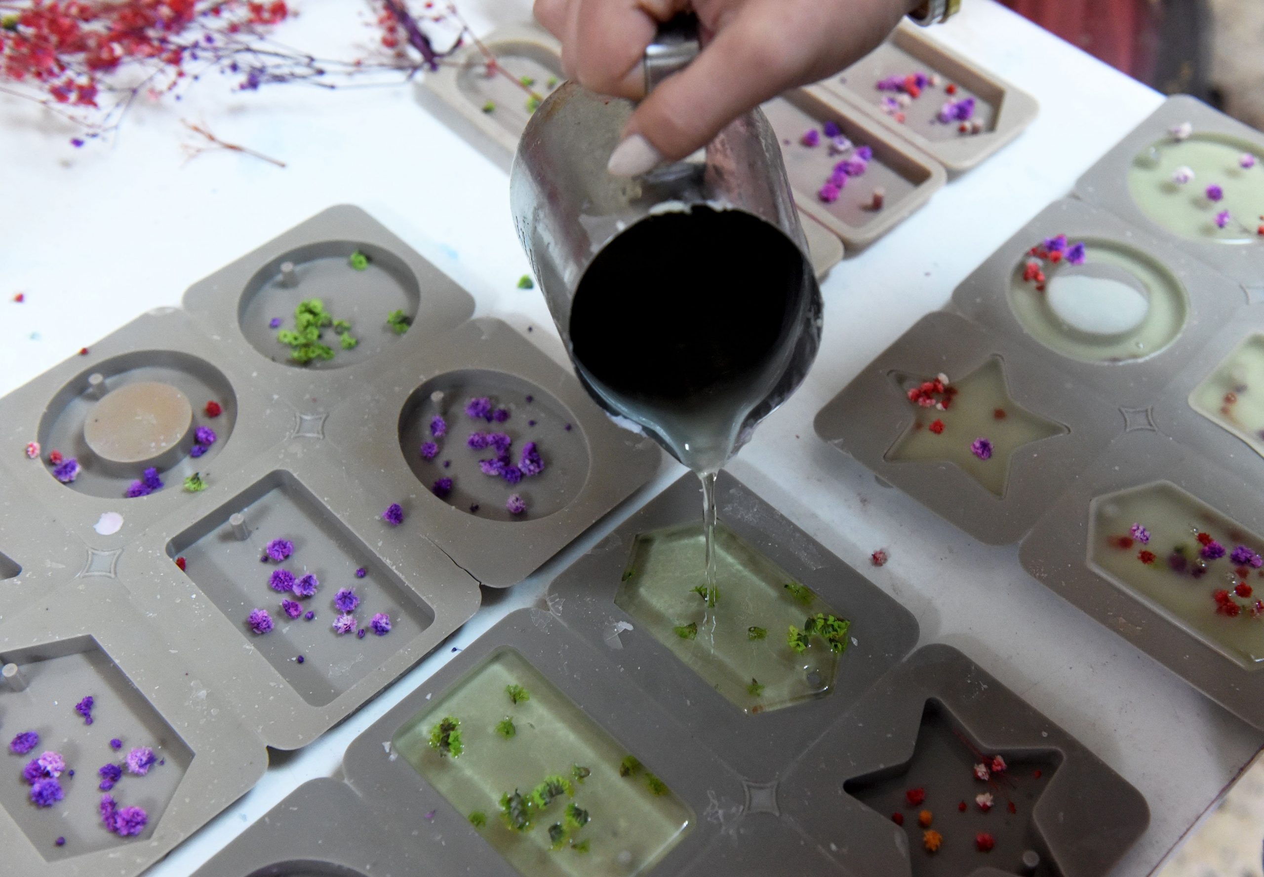 West Bank candle-making workshop helps Palestinian women support families
