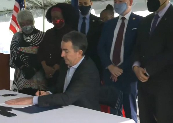 Governor signs death penalty repeal at site of 101 executions since 1991