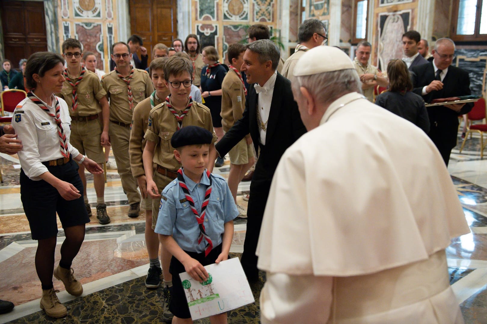 The church and the world need Catholic Scouts, pope says