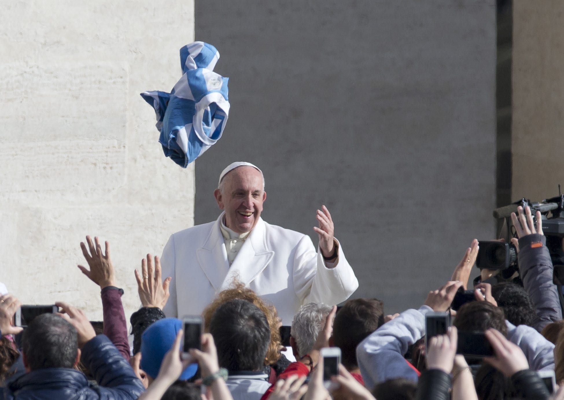 No matter who wins today, Pope Francis knows how to cope