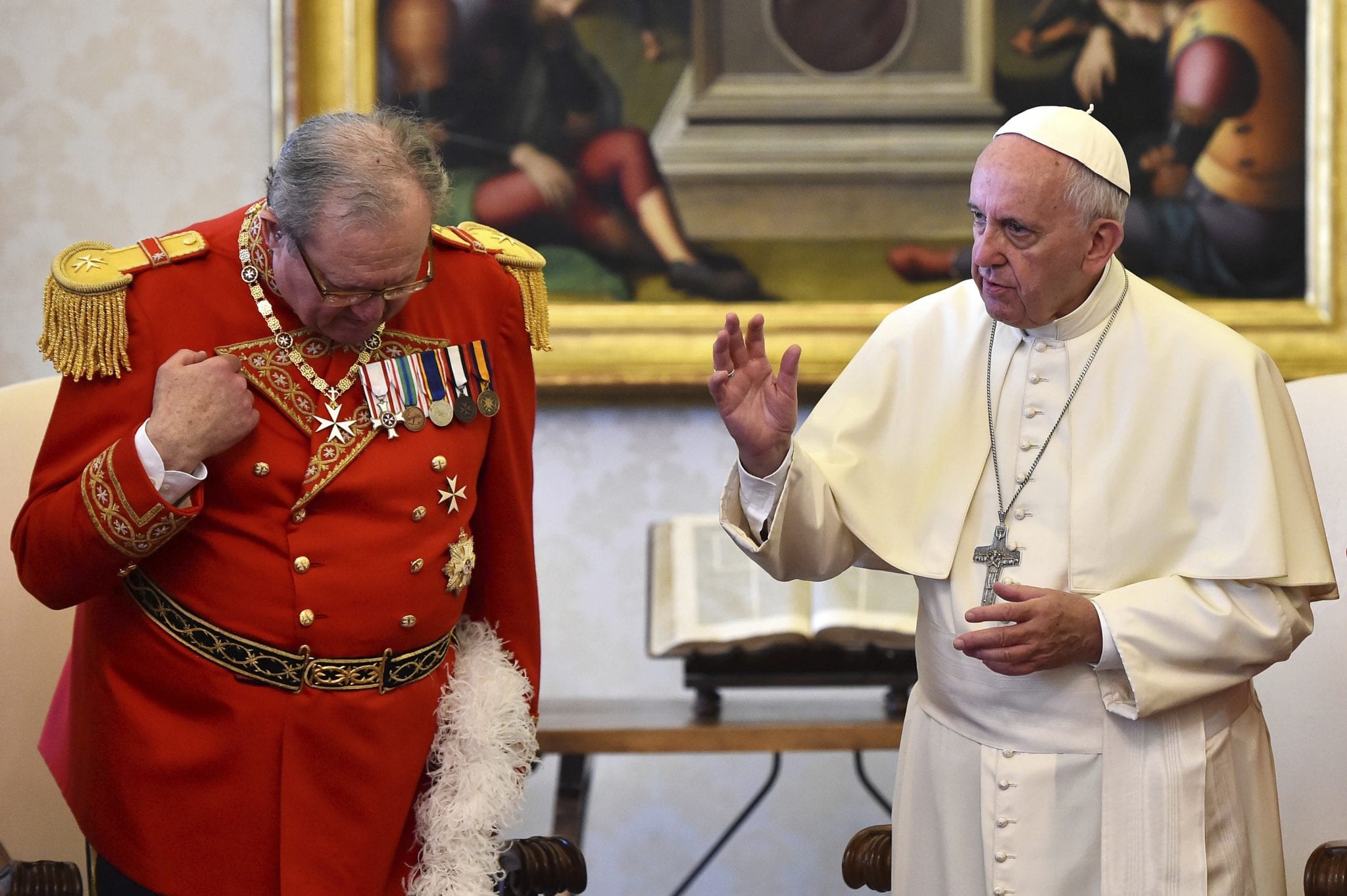 In win for Pope Francis, Knights of Malta accept leader’s resignation