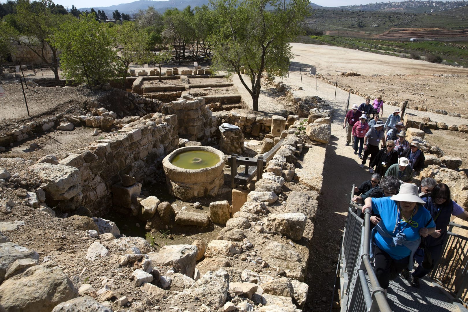 Ancient West Bank site draws Christians, and controversy