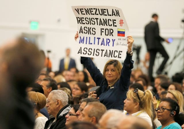‘We are with you,’ says Pence during Florida visit with Venezuelan exiles
