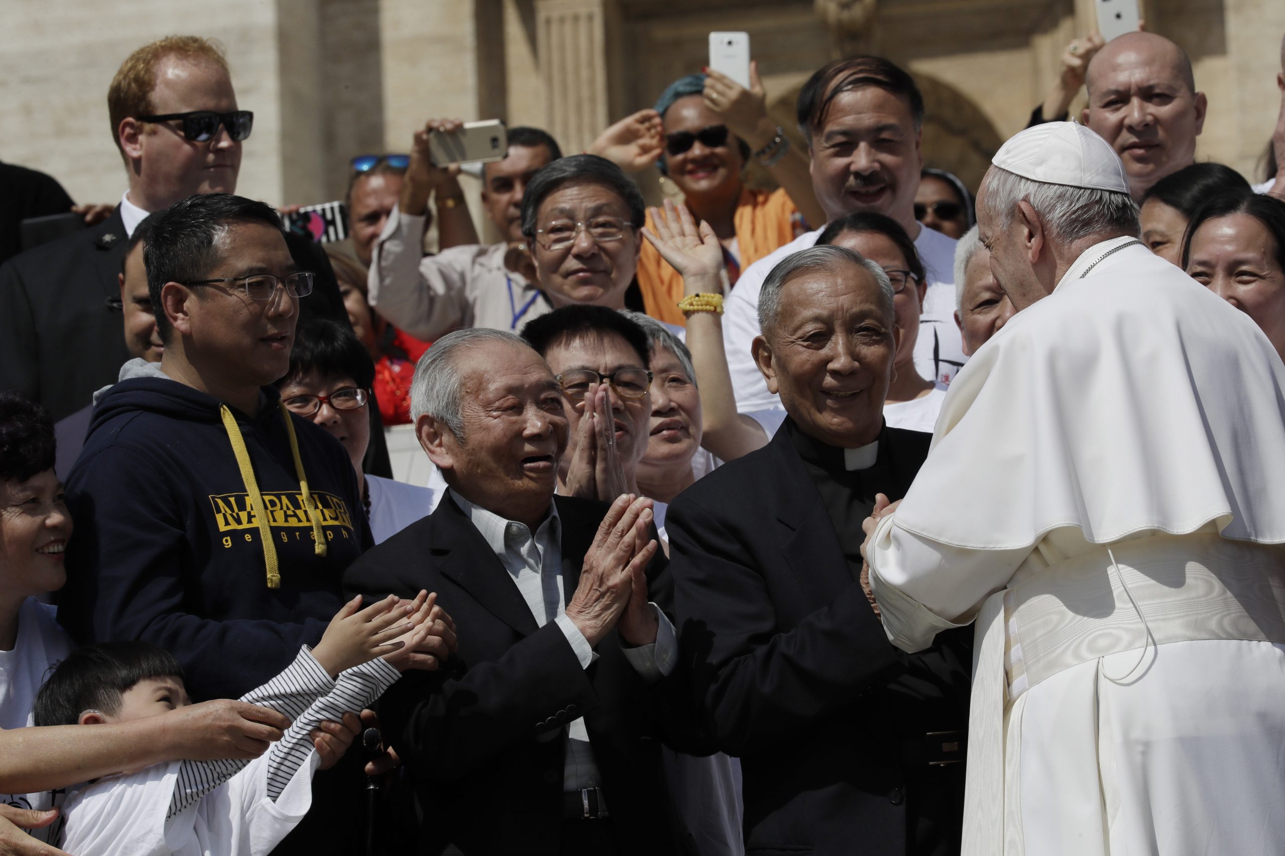 Pope’s shout-out to Chinese Catholics comes as pressure over deal mounts