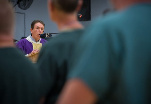 Prison visit and Mass caps Year of Mercy outreach