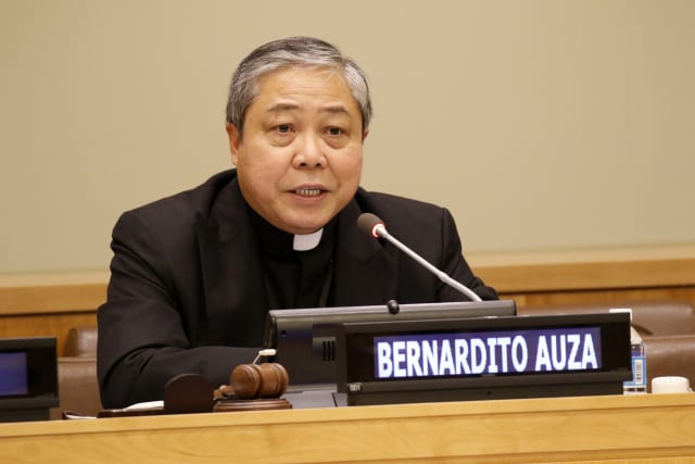 Poverty, violence hinder progress for many women, girls, says nuncio