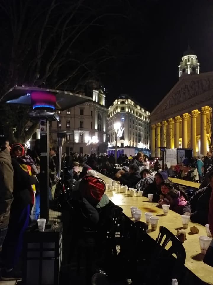 Church volunteers help homeless during Argentina’s winter