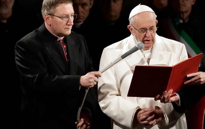 On Good Friday, Pope Francis defied his stereotypes