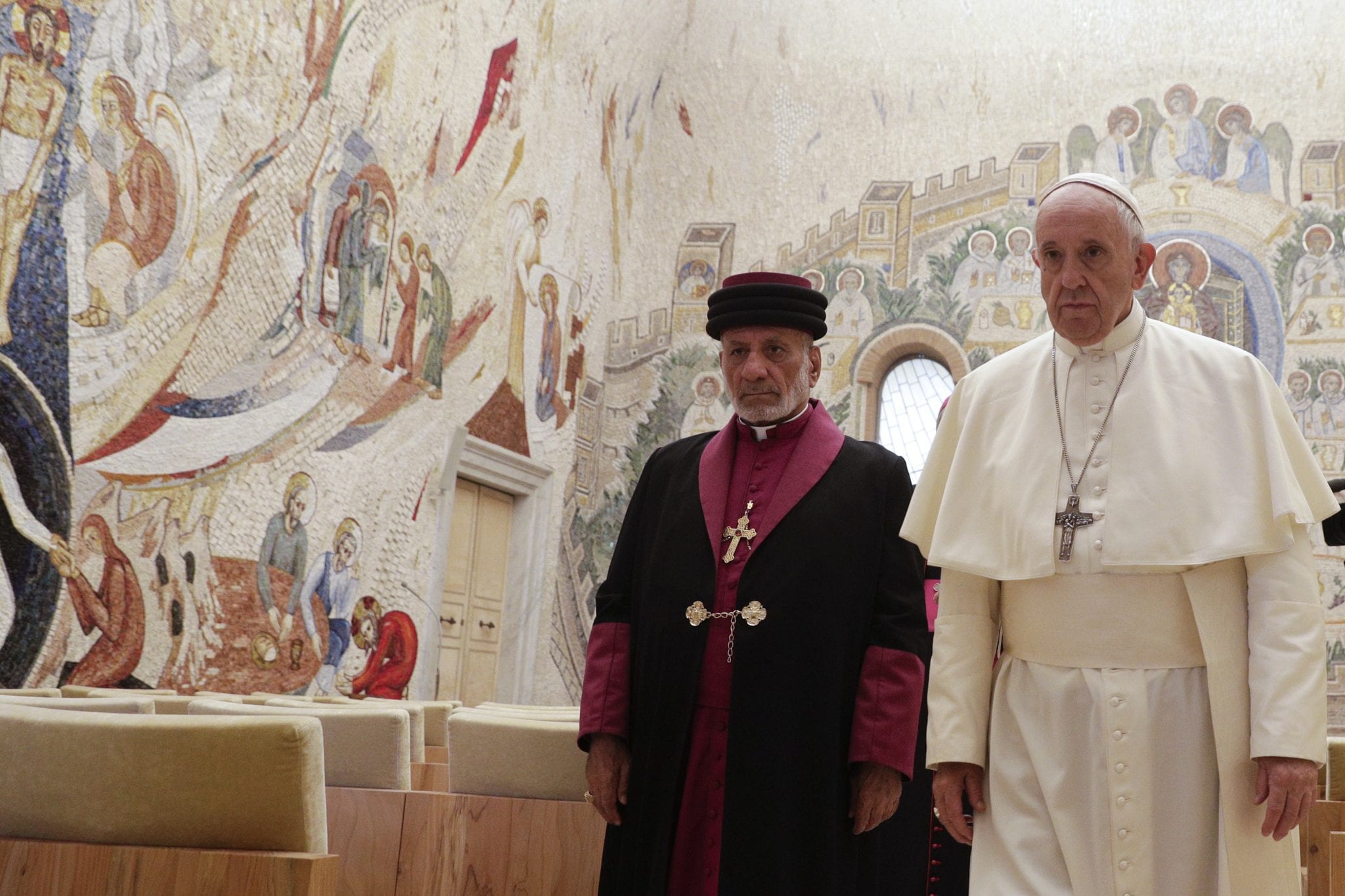 Pope, Assyrian patriarch jointly call for end of violence in Middle East