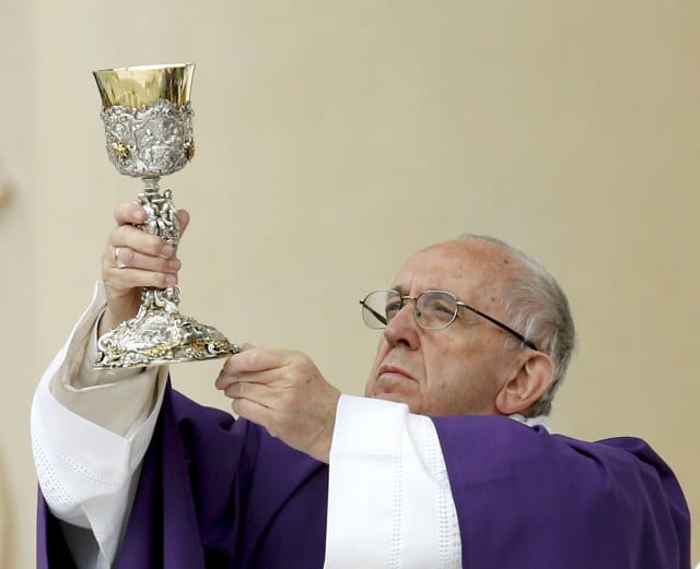 Corruption stifles the fresh air of mercy, pope says